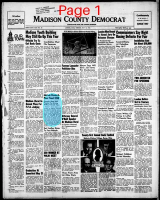 Page thumbnail for Madison County Democrat