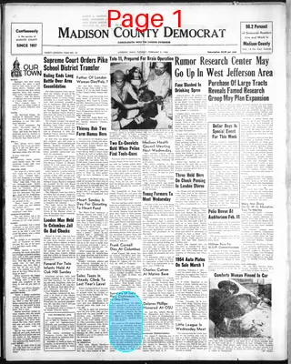 Page thumbnail for Madison County Democrat