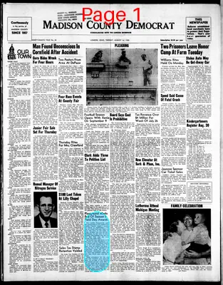Page thumbnail for Madison County Democrat