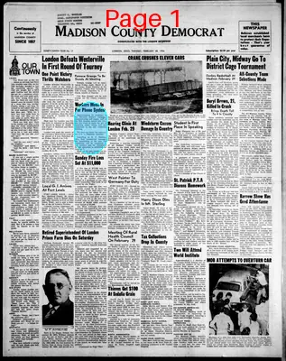 Page thumbnail for Madison County Democrat