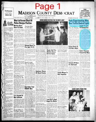 Page thumbnail for Madison County Democrat