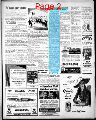 Page thumbnail for Madison County Democrat