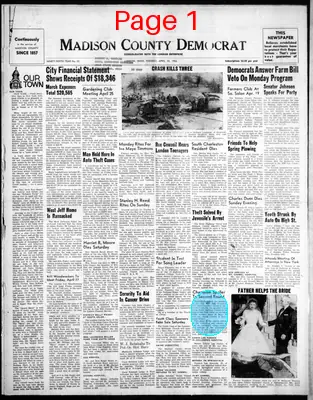 Page thumbnail for Madison County Democrat