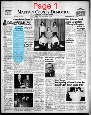 Page thumbnail for Madison County Democrat
