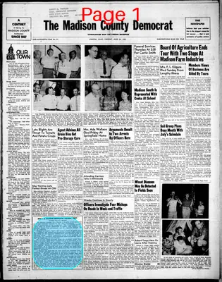 Page thumbnail for Madison County Democrat