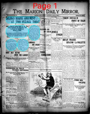 Page thumbnail for The Marion Daily Mirror