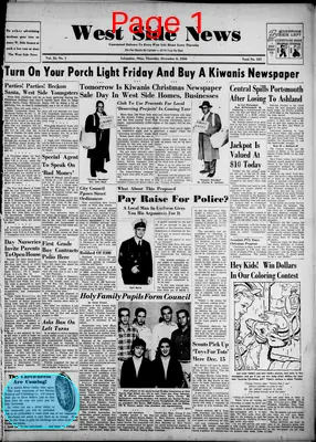 Page thumbnail for West Side News