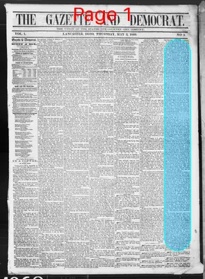 Page thumbnail for The Gazette And Democrat