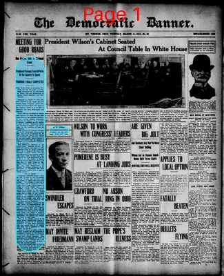 Page thumbnail for The Democratic Banner