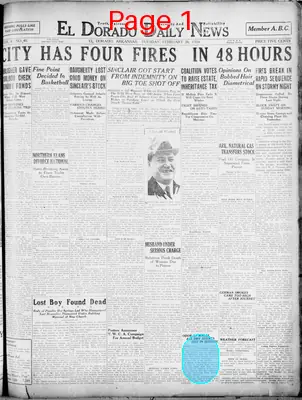 Page thumbnail for El Dorado Daily News