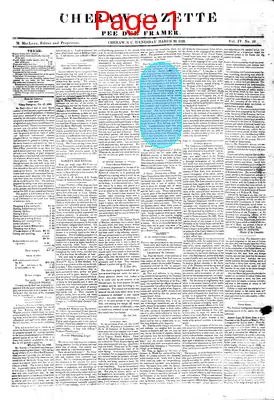 Page thumbnail for Cheraw Gazette And Pee Dee Farmer