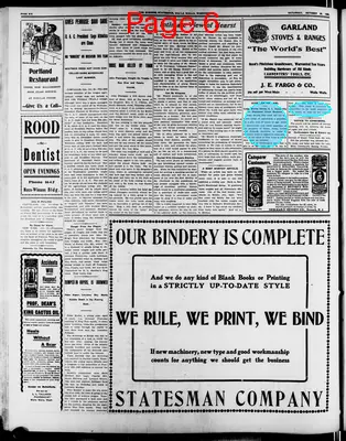 Page thumbnail for The Evening Statesman
