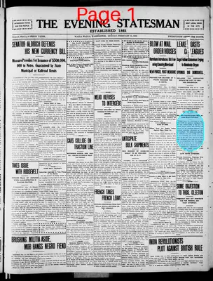 Page thumbnail for The Evening Statesman