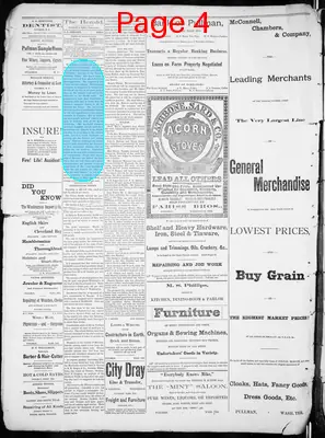 Page thumbnail for Pullman Herald