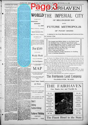 Page thumbnail for Fairhaven Herald