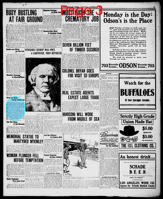 Page thumbnail for The Spokane Press