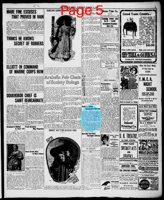 Page thumbnail for The Spokane Press