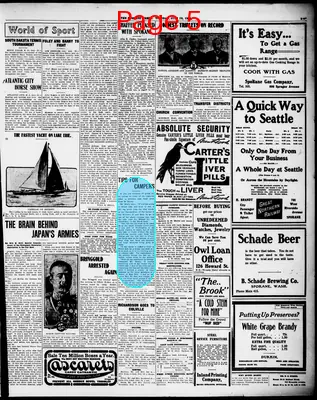 Page thumbnail for The Spokane Press