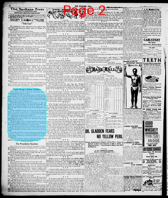 Page thumbnail for The Spokane Press