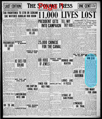 Page thumbnail for The Spokane Press