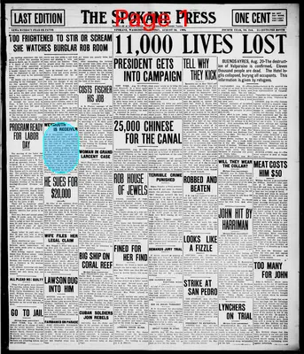 Page thumbnail for The Spokane Press