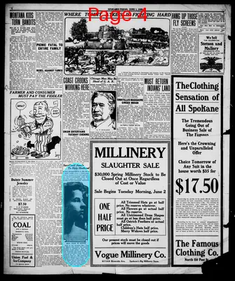 Page thumbnail for The Spokane Press