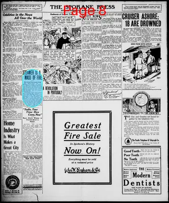 Page thumbnail for The Spokane Press