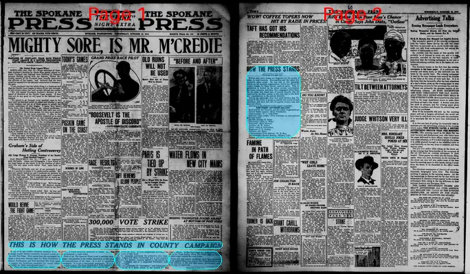 Page thumbnail for The Spokane Press
