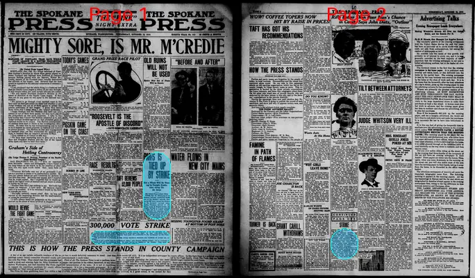 Page thumbnail for The Spokane Press