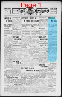 Page thumbnail for East Oregonian : E.O