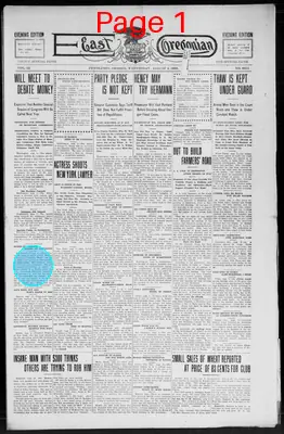 Page thumbnail for East Oregonian : E.O
