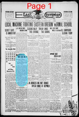 Page thumbnail for East Oregonian : E.O