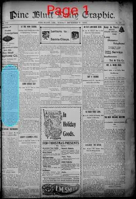 Page thumbnail for Pine Bluff Daily Graphic