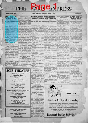 Page thumbnail for Paris Express