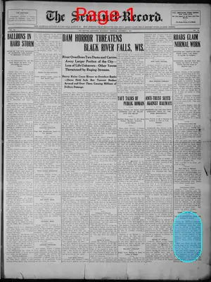 Page thumbnail for The Sentinel=Record