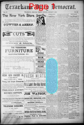 Page thumbnail for Daily Texarkana Democrat