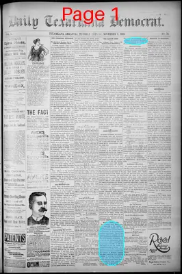 Page thumbnail for Daily Texarkana Democrat