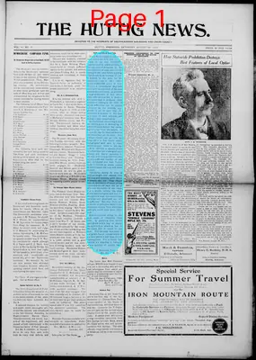 Page thumbnail for The Huttig News