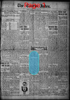 Page thumbnail for The Courier Index