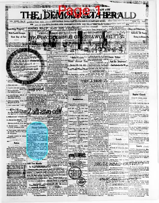 Page thumbnail for The Democrat Herald