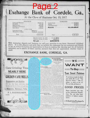 Page thumbnail for The Cordele Dispatch