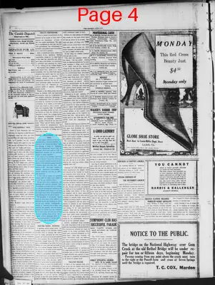 Page thumbnail for The Cordele Dispatch