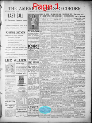 Page thumbnail for Americus Times Recorder