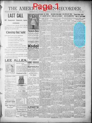 Page thumbnail for Americus Times Recorder