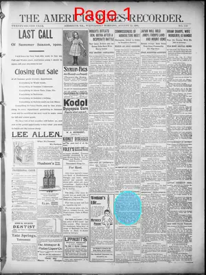 Page thumbnail for Americus Times Recorder