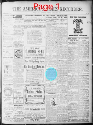 Page thumbnail for Americus Times Recorder