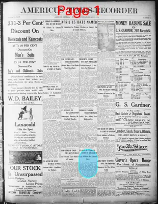 Page thumbnail for Americus Times Recorder
