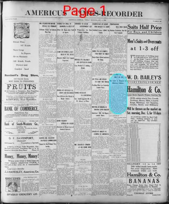 Page thumbnail for Americus Times Recorder