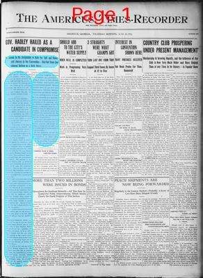 Page thumbnail for Americus Times Recorder