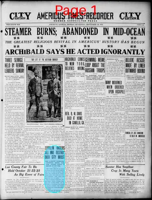 Page thumbnail for Americus Times Recorder
